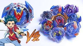 WINNING VALKYRIE vs ALL VALKYRIE VALTRYEK  Beyblade Burst Evolution Super Z ベイブレードバースト 超ゼツ