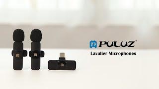 PULUZ Wireless Lavalier Noise Reduction Reverb Microphones for Type-C Phone