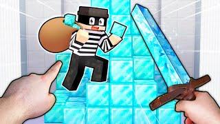 Realistic Minecraft - Hes STEALING DIAMONDS from our SECRET BASE?