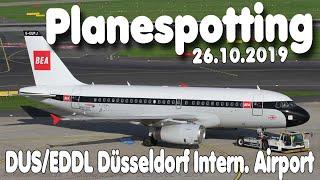 planespotting DUSEDDL Düsseldorf International - 26.10.2019