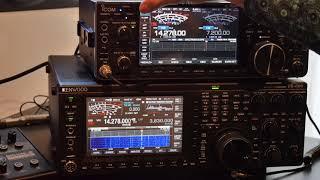 Kenwood TS-890S vs. Icom IC-7610 Comparison of Internal Speaker Audio SSB Filter RX Quality Review