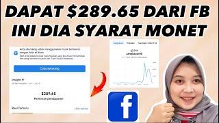 SYARAT DAPAT GAJI DI FACEBOOK  IKLAN DI REELS  IKLAN IN STREAM