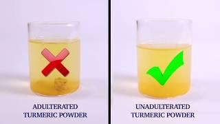 Testing Turmeric Powder adulteration with Yellow Clay  FSSAI