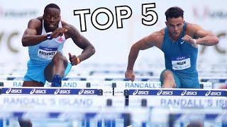 TOP 5 Mens 110m Hurdles of ALL TIME