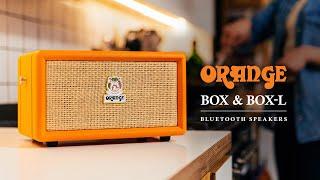 Orange BOX & BOX L Bluetooth speakers