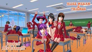 ALICE MEGAN & FRIENDS JAMKOS  SAKURA SCHOOL SIMULATOR