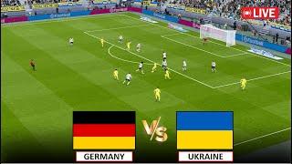 LIVE  Germany vs Ukraine Live Football Match Today I Friendly Match 2024 I PES 21 GAMEPLAY