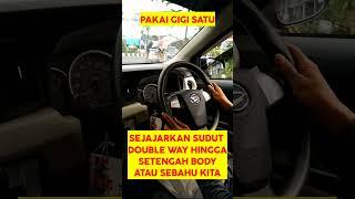 CARA PUTAR BALIK DI DOUBLE WAY U TURN #shorts