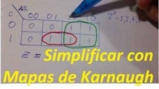  Mapas de Karnaugh para Simplificar Circuitos