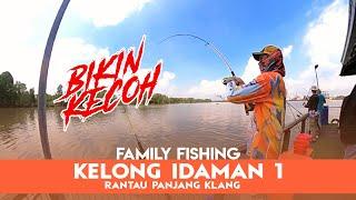 RIUH ANAK BINI JOIN MANCING \ MANCING DAN MASAK  KELONG IDAMAN 1 #kelong #fishing #fish
