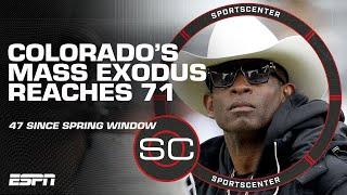 Deion Sanders cleans house at Colorado as 71 players have entered transfer portal  SportsCenter