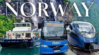 3 DAYS Thru NORWAY by Boat Bus & Train   