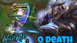 Wild rift Garen MVP 0 Death - Garen vs nasus baron lane season 14