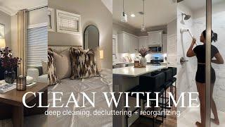 CLEAN WITH ME  WHOLE HOUSE DEEP CLEANING & ORGANIZING