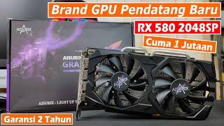 Review GPU AISURIX RX 580 8GB 2048SP Test Gaming Render Suhu & Daya nya