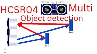 How to detect multiple objects with HCSR04 Ultarsonic sensor
