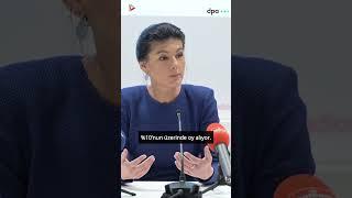 Almanya’da Sahra Wagenknecht’in partisi yükselişte