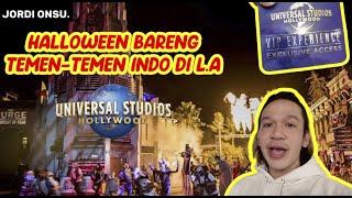 Halloween Di Universal Studio Hollywood Bikin loncat tuh hantunya  VIP Akses  #JRDVLOG