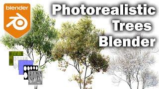  Photorealistic Trees Materials in Blender - Tutorial