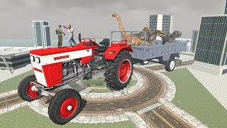 Franklin Found Giant Tractor in Indian Bike Driving 3D  New Update