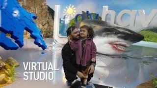 Virtual Production - Weather  Behind the scenes Recfilms studio