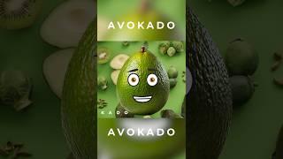 Avokado meyve öğreten çocuk şarkısı