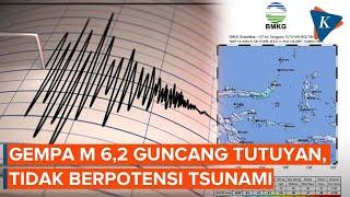 Gempa Magnitudo 62 Guncang Tutuyan Sulawesi Timur