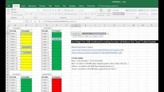 Excel Magic Trick 1448 Conditional Formatting Formulas Cell References To “Jump” To Next Template