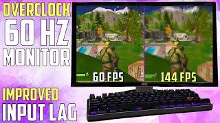 144 FPS ON A 60HZ MONITOR *INSANE UPGRADE* WATCH BEFORE BUYING 144HZ MONITOR FORTNITE