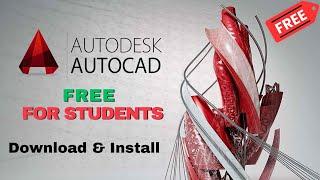 How to Download & Install *AutoCAD* Software  Free for Students  Latest Version 2023