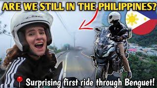 WE FOUND PHILIPPINES FOGGIEST & COLDEST TOWN First time riding through Benguet