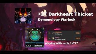 Darkheart Thicket +27  10.2 PTR  Demo Warlock  New meta ? Playing with TGP Team Last minute o