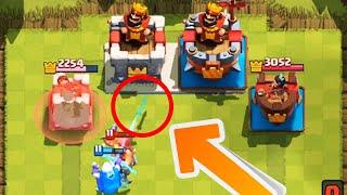 today I learned that the 2v2 king tower is actually separate in the middle - Clash Royale Esat Sacli