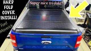 FORD MAVERICK HARD FOLD BED COVER INSTALL  TRI- FOLD TONNEAU COVER