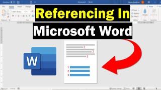How To Perform Referencing In Microsoft Word Super Simple