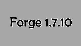 Как установить Forge на Майнкрафт  1.7.10