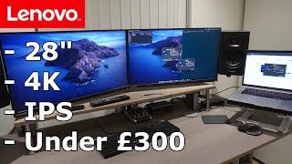 Amazing Value 4K IPS Monitor - Lenovo L28u-30