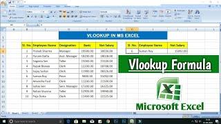 How To Use VLOOKUP Formula in Microsoft Excel  VLOOKUP in Excel  Excel VLOOKUP