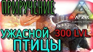 Приручение Ужасной птицы 300LVL в Ark Survival Evolved Mobile лучшая живка для перемещения по карте