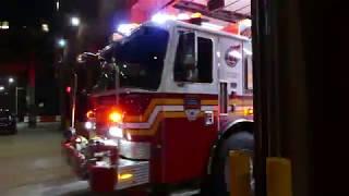 FDNY Engine 283 responds to Box 1610 with real Q siren