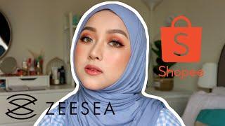 Makeup Tutorial & Review of Shopee Makeup - ZEESEA