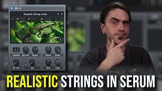 How To Make Realistic Strings and More in Serum  Serum Tutorial