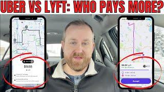 Uber vs Lyft  Who PAYS MORE With Upfront Fares??