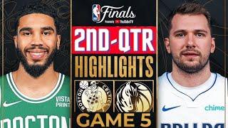 Dallas Mavericks vs. Boston Celtics - Game 5 Highlights HD 2nd-QTR  June 17  2024 NBA Finals