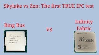 Zen vs Skylake the first TRUE IPC test pt 1