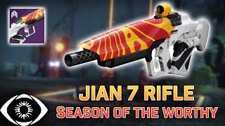 Jian 7 Rifle Season of The Worthy Review  How Does it Perform in PVE & PVP