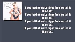 Nicki Minaj - Rich Sex Ft. Lil Wayne Official Lyrics