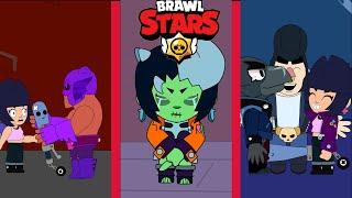 BRAWL STARS ANIMATION FULL BIBI HEROINE & CROW & BUZZ & MORTIS & EL PRIMO COMPILATION #5