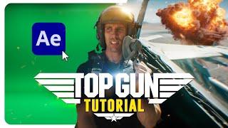 How to Create a TOP GUN Action Scene After Effects Tutorial