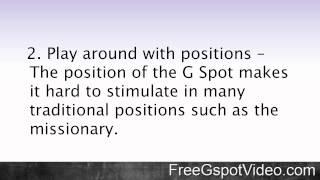 G Spot Massage - Tips for an Effective G Spot Massage